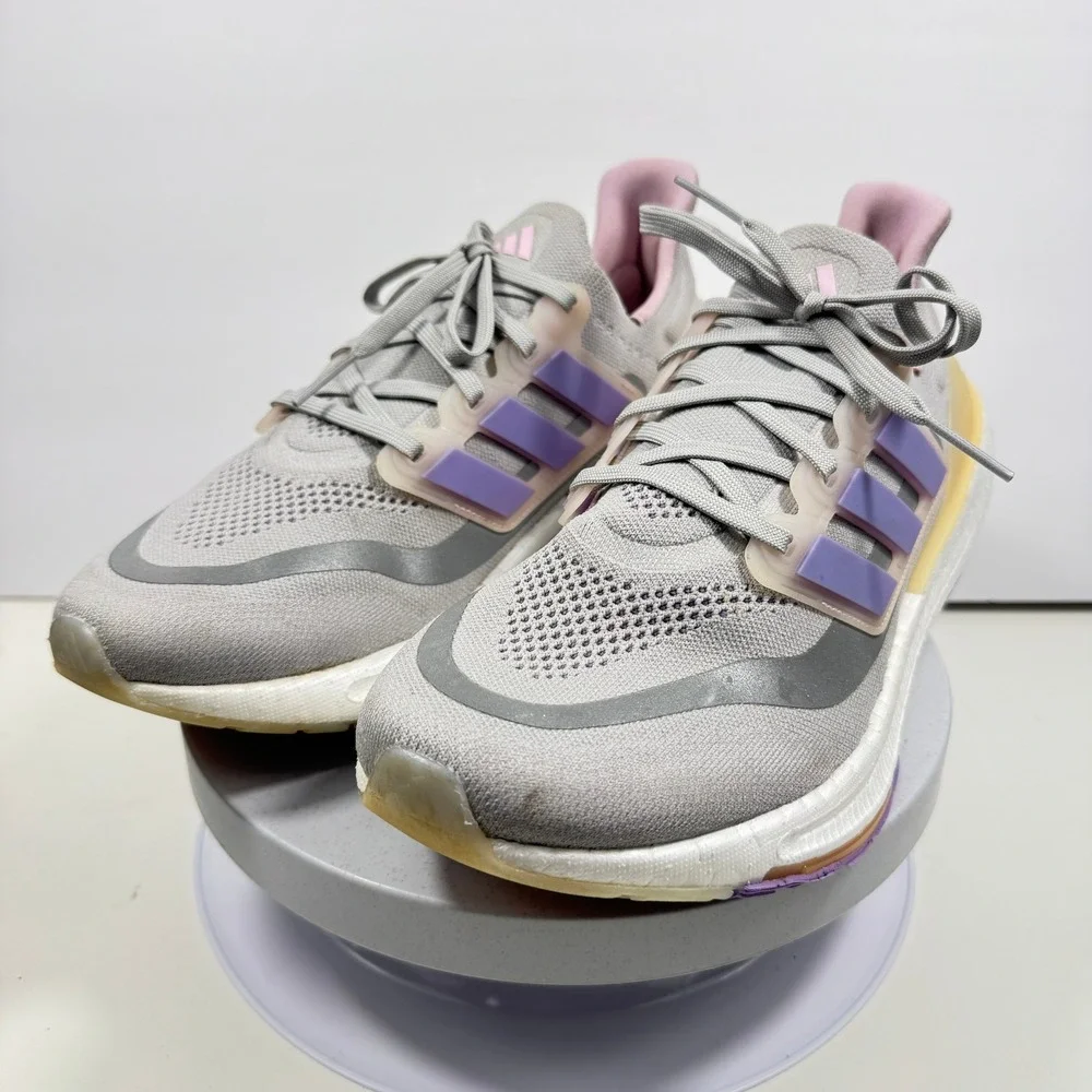Adidas Ultraboost Light Women's Running Shoes Gray Purple Size 11‎ IE1762